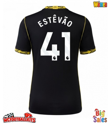 Chelsea Estevao Willian #41 Replica Away Stadium Shirt for Women 2026-27 Short Sleeve